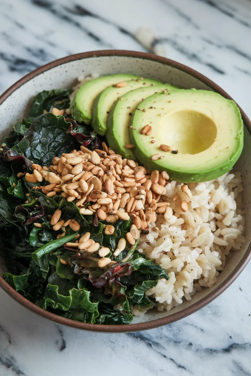 10. Charred Greens & Brown Rice Nourish Bowl