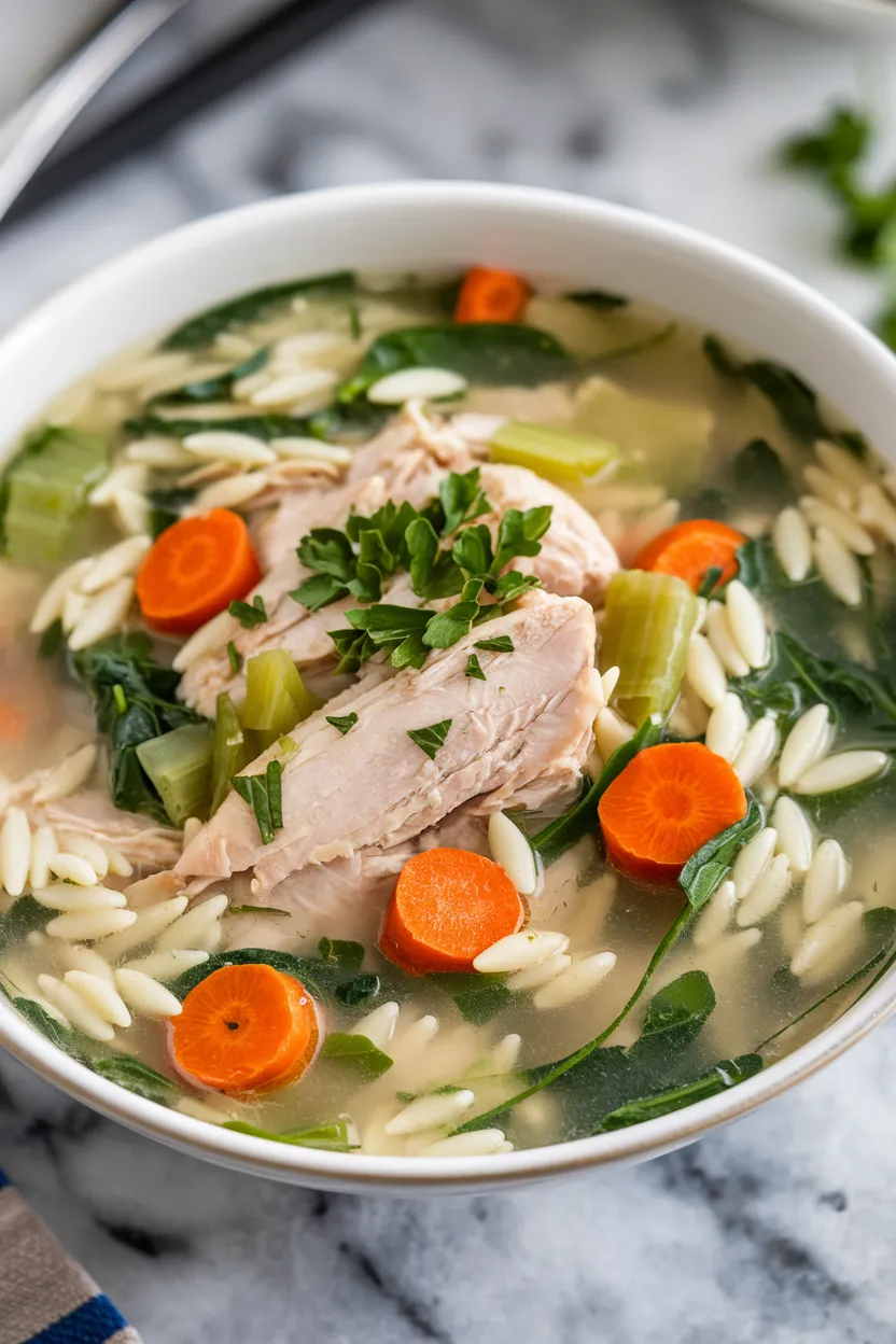 10. Chicken Orzo Soup