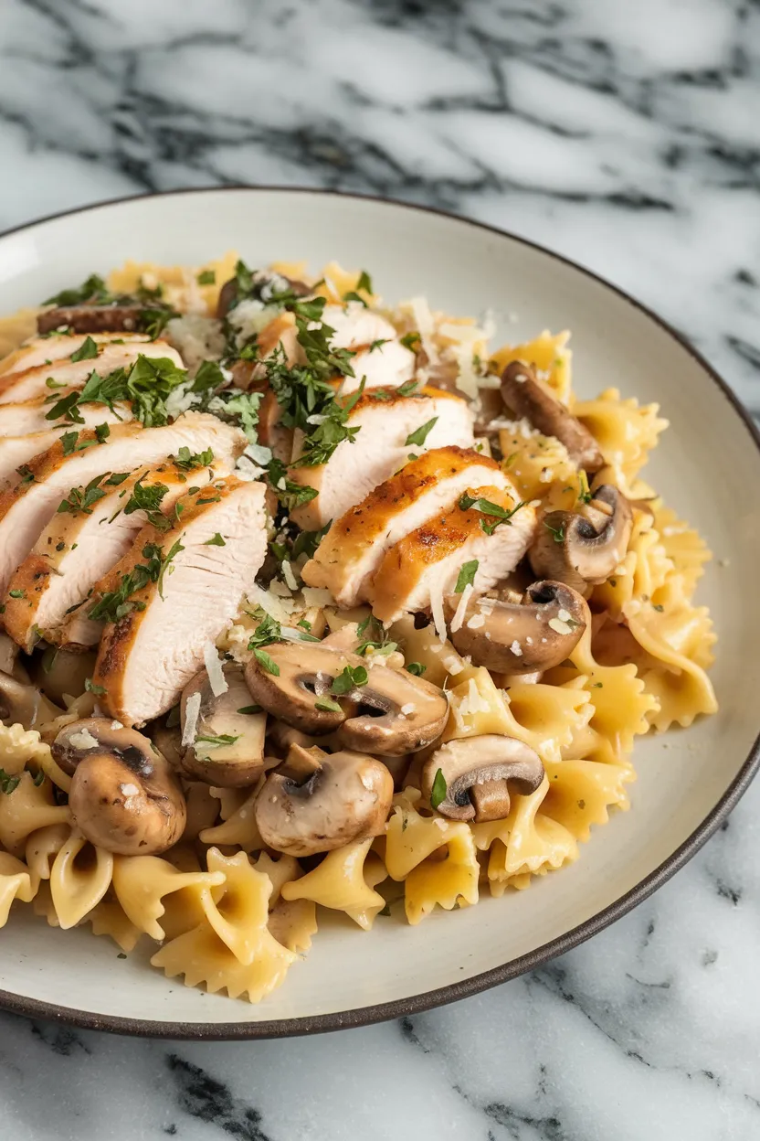 11. Chicken Marsala Pasta