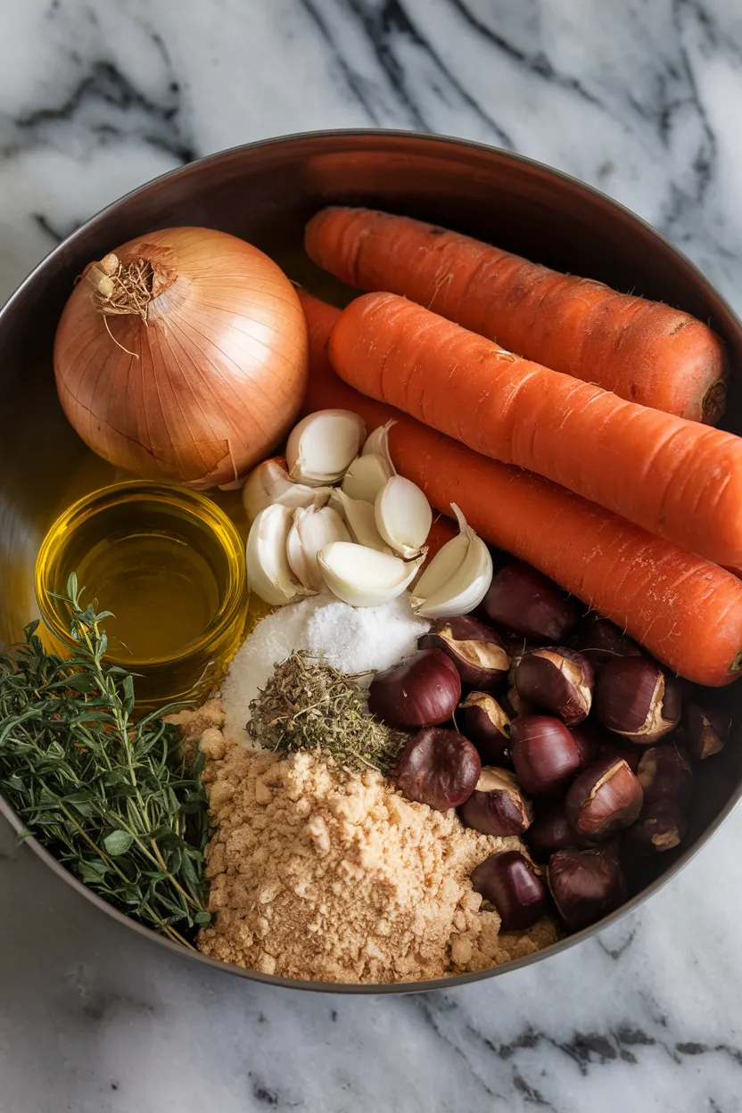 11. Christmas Carrot and Chestnut Stuffing