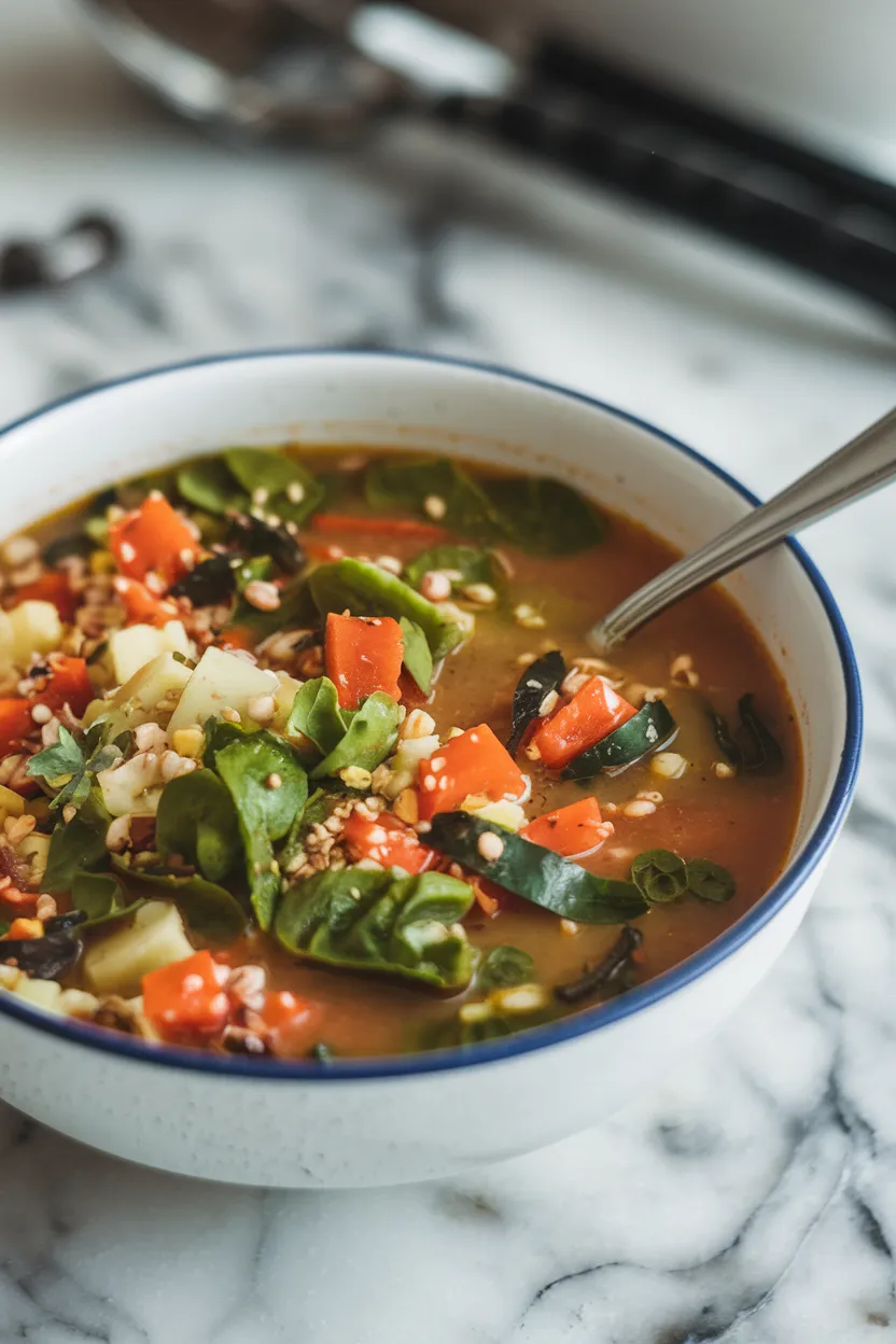 11. Healthy New Year Veggie Soup