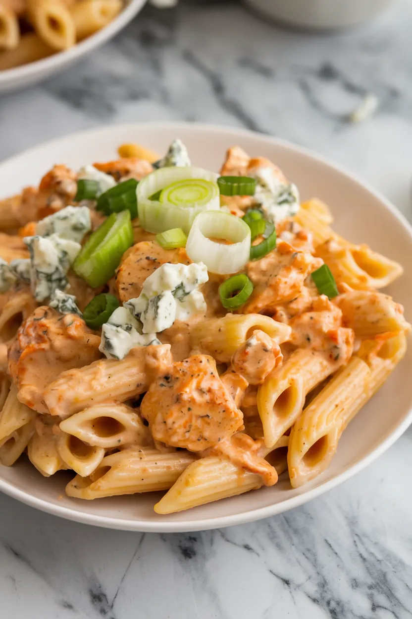 12. Buffalo Chicken Pasta