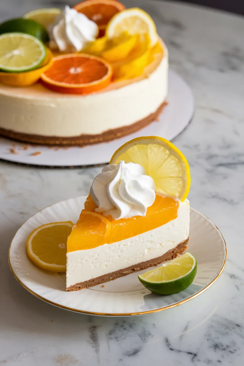 12. Citrus New Year’s Cheesecake