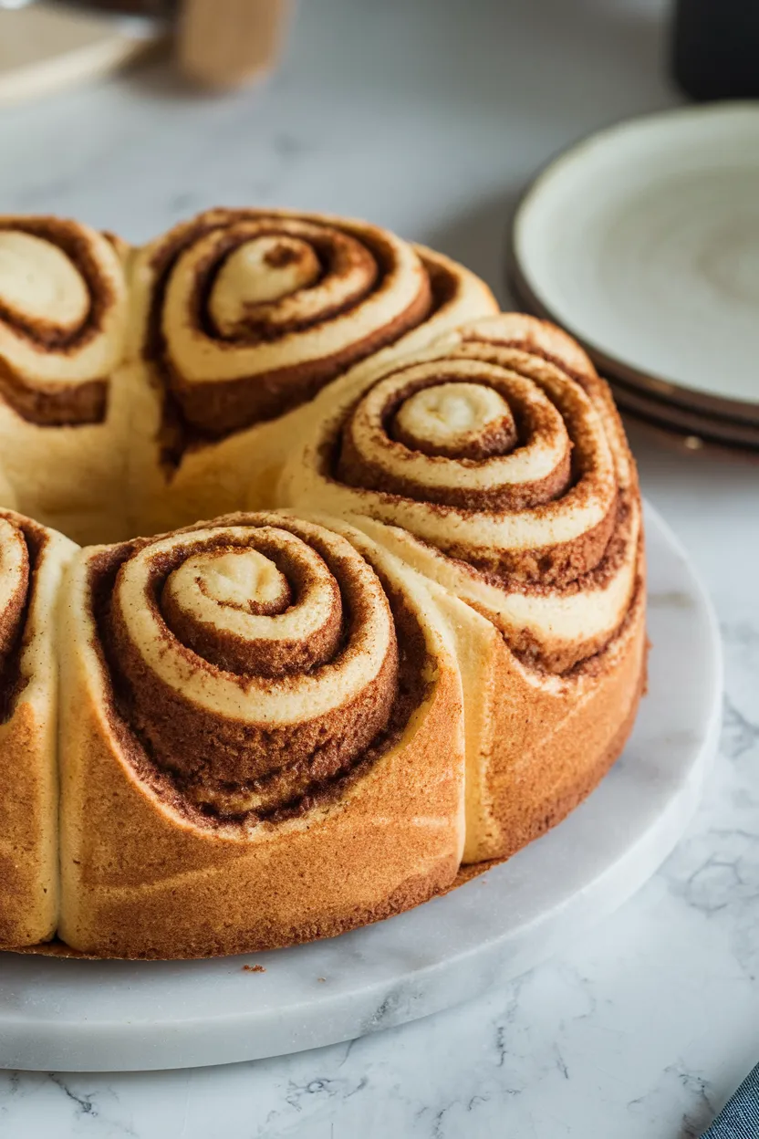 12. Crockpot Cinnamon Roll Cake