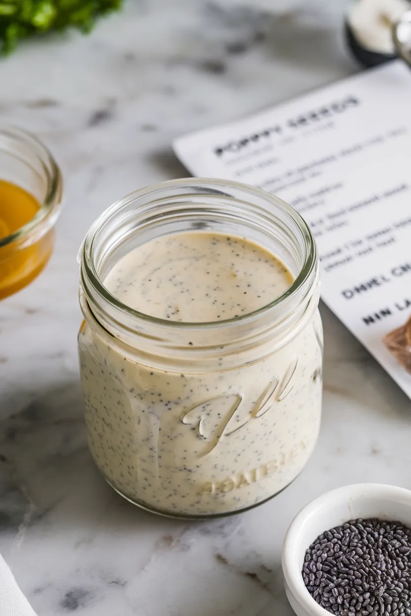 12. Homemade Poppy Seed Dressing