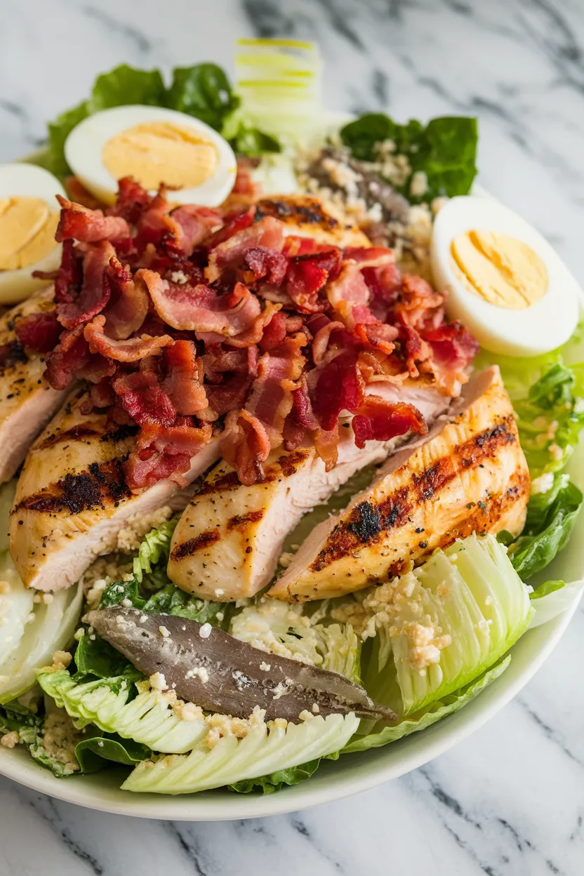 12. Keto Chicken Caesar Salad