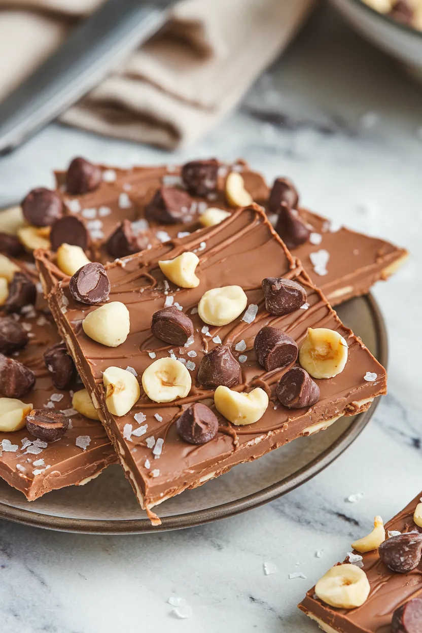 12. Nutella Hazelnut Cottage Cheese Bark