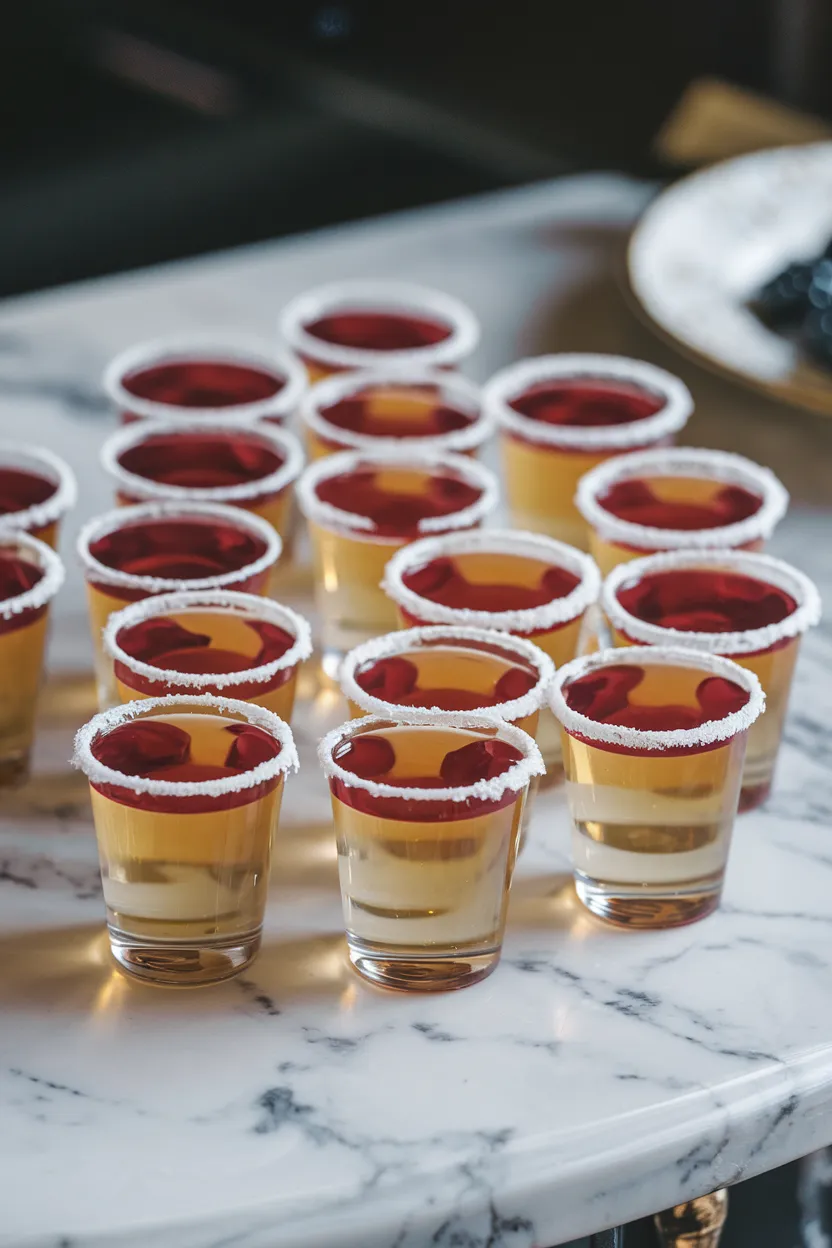 13. Blackberry Champagne Jello Shots