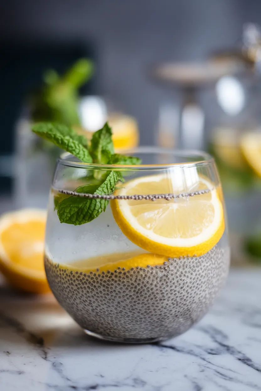 13. Chia Seed Detox Water