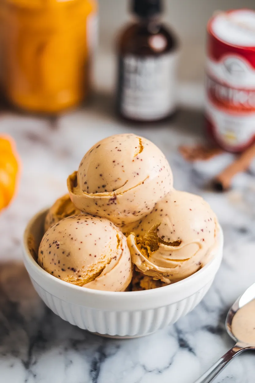 13. Pumpkin Spice Protein Ice Cream