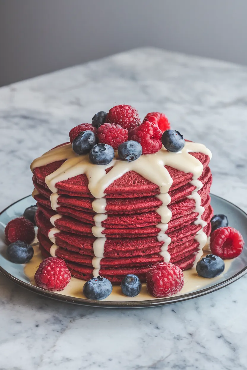 13. Red Velvet Pancakes