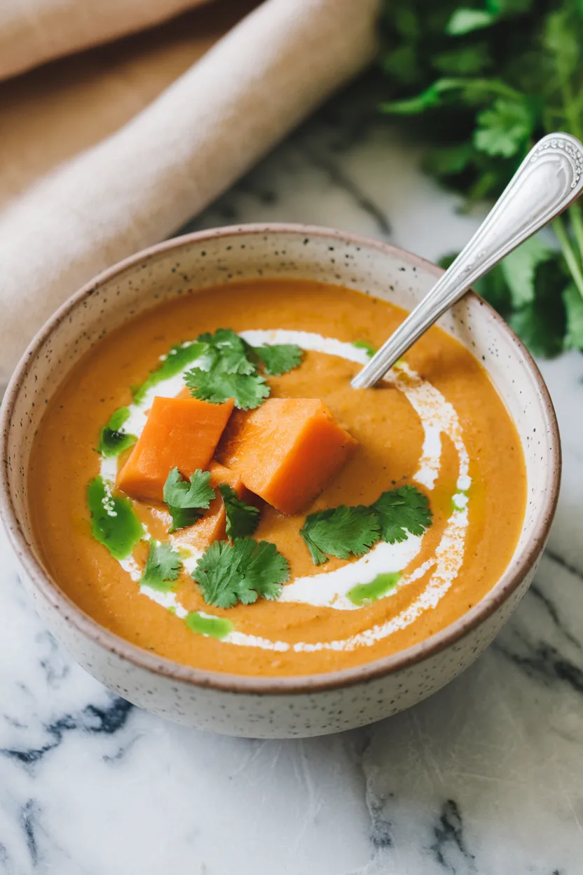 13. Sweet Potato and Coconut Soup