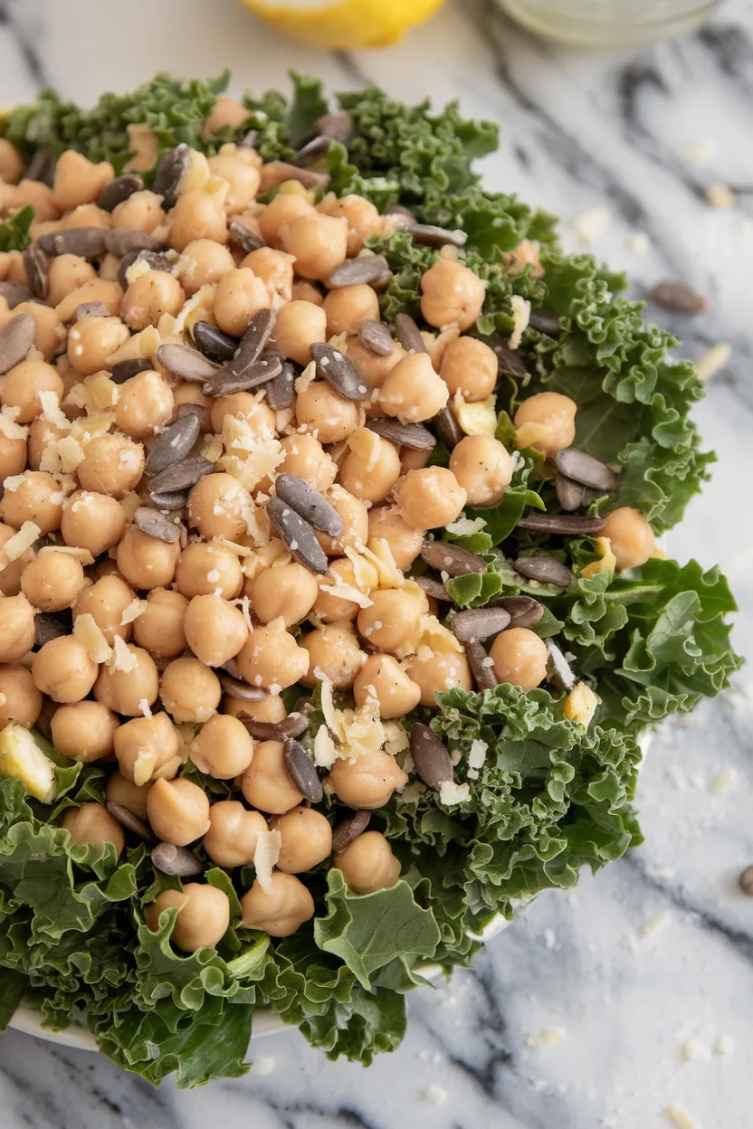 14. Chickpea and Kale Salad