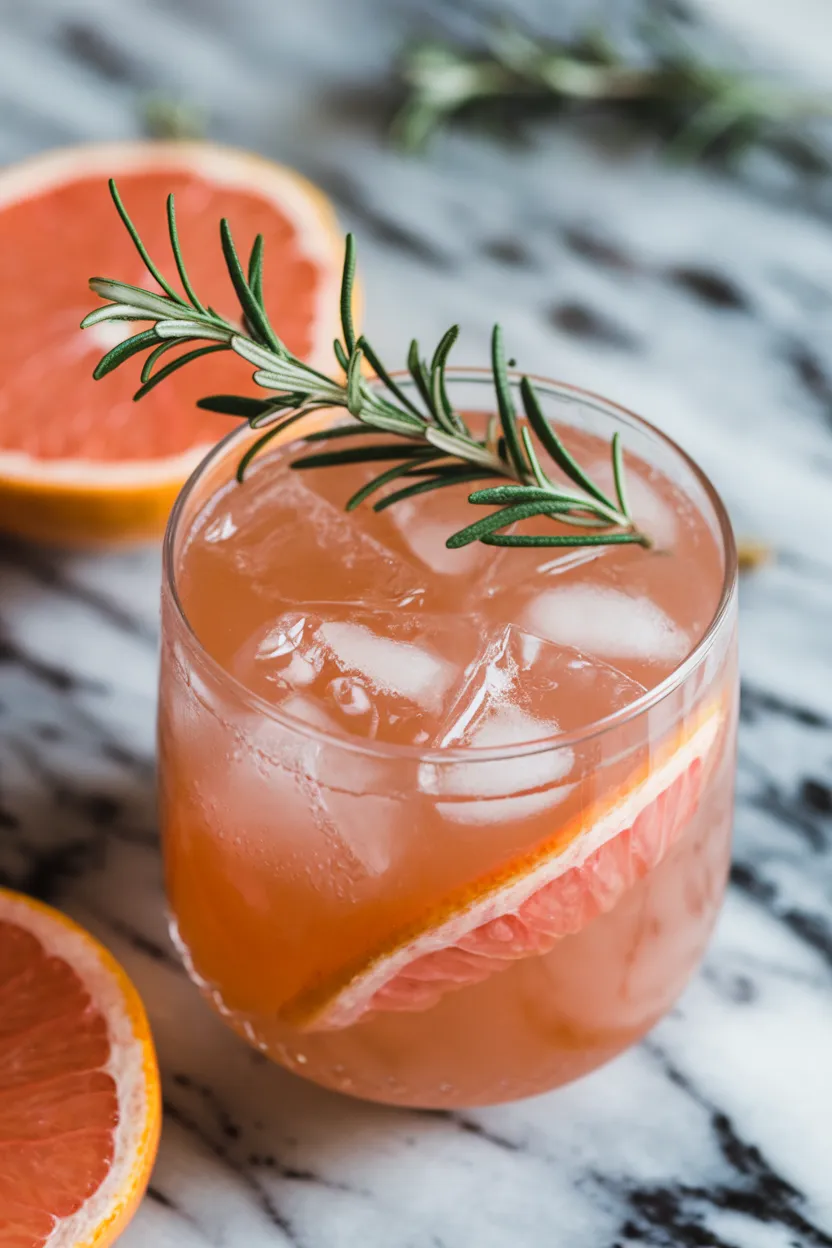 14. Grapefruit Rosemary Mocktail