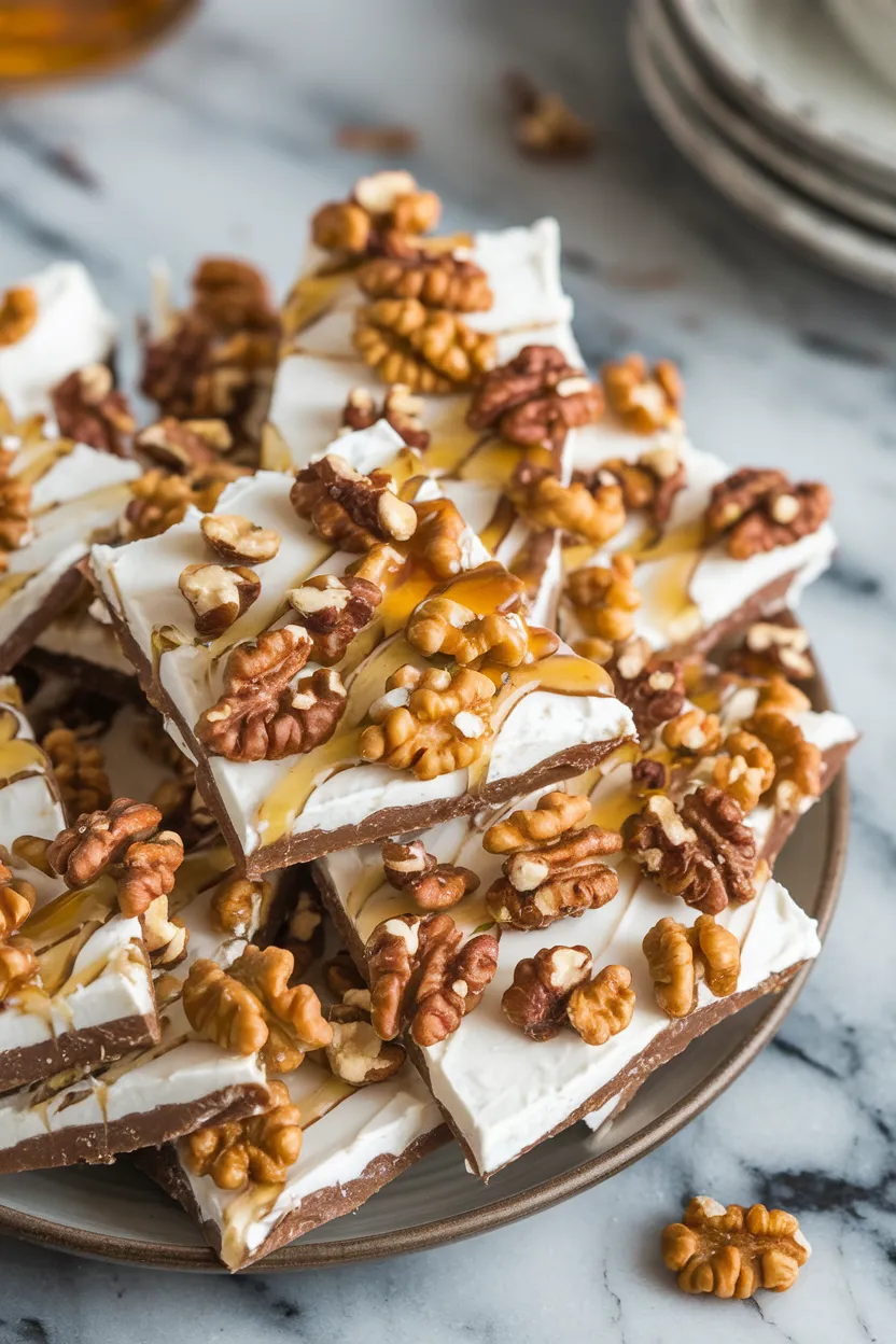 14. Honey Walnut Cottage Cheese Bark