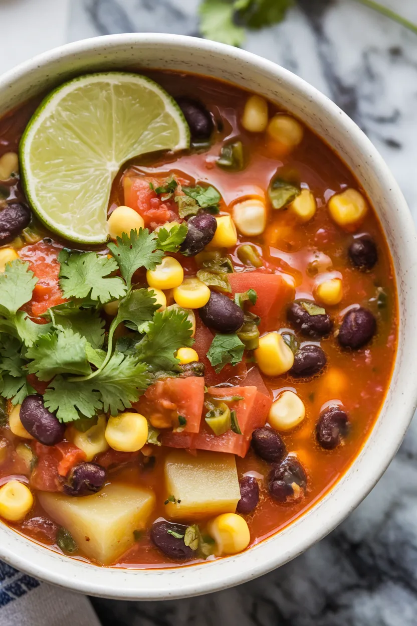 14. Spicy Mexican Potato Soup