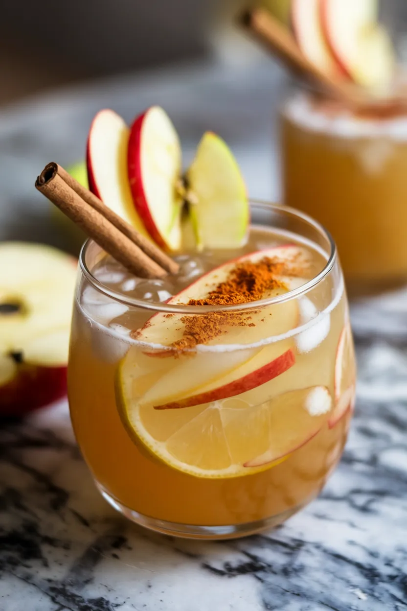 15. Dry January Apple Cider Fizz