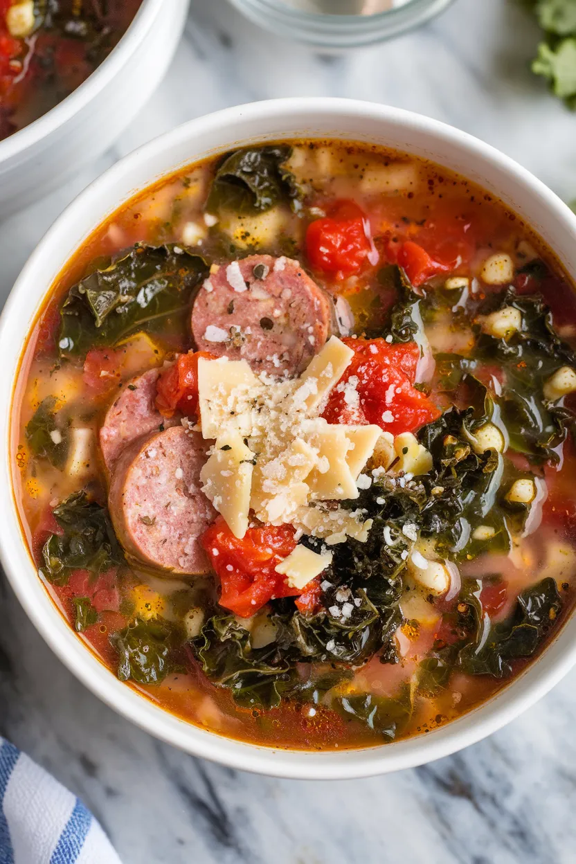 15. Keto Italian Sausage Soup