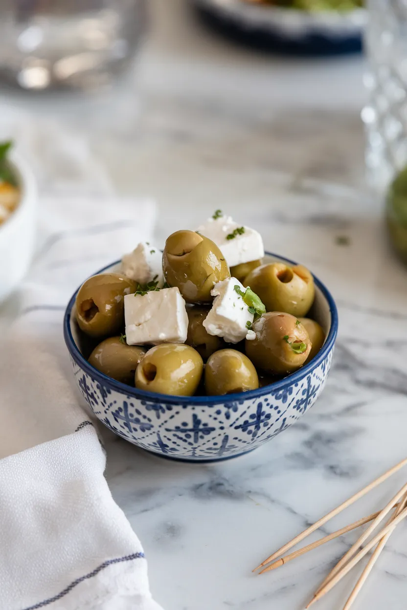 15. Marinated Olives & Feta