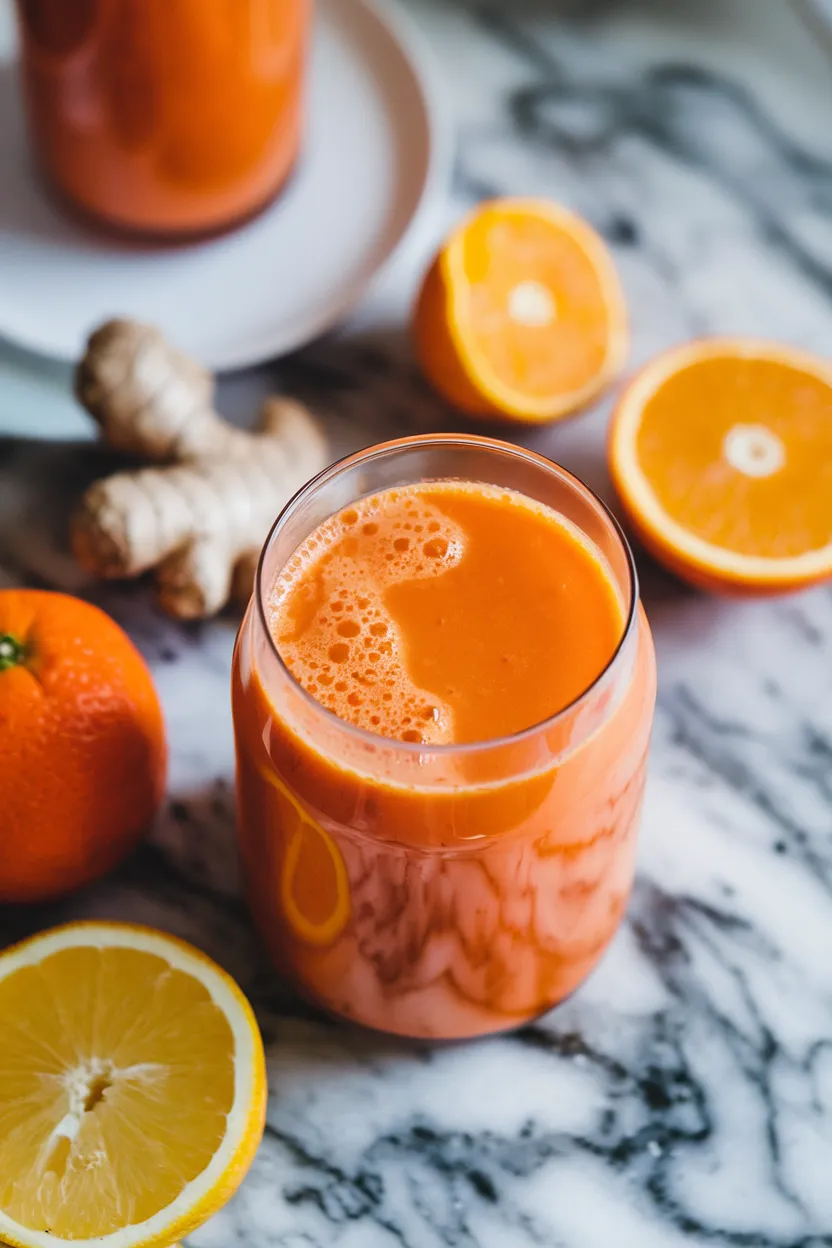 15. Orange Carrot Detox Juice