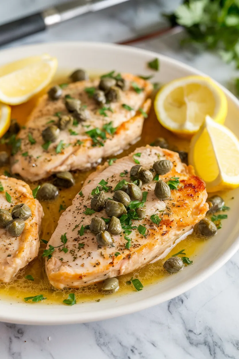 16. Keto Chicken Piccata