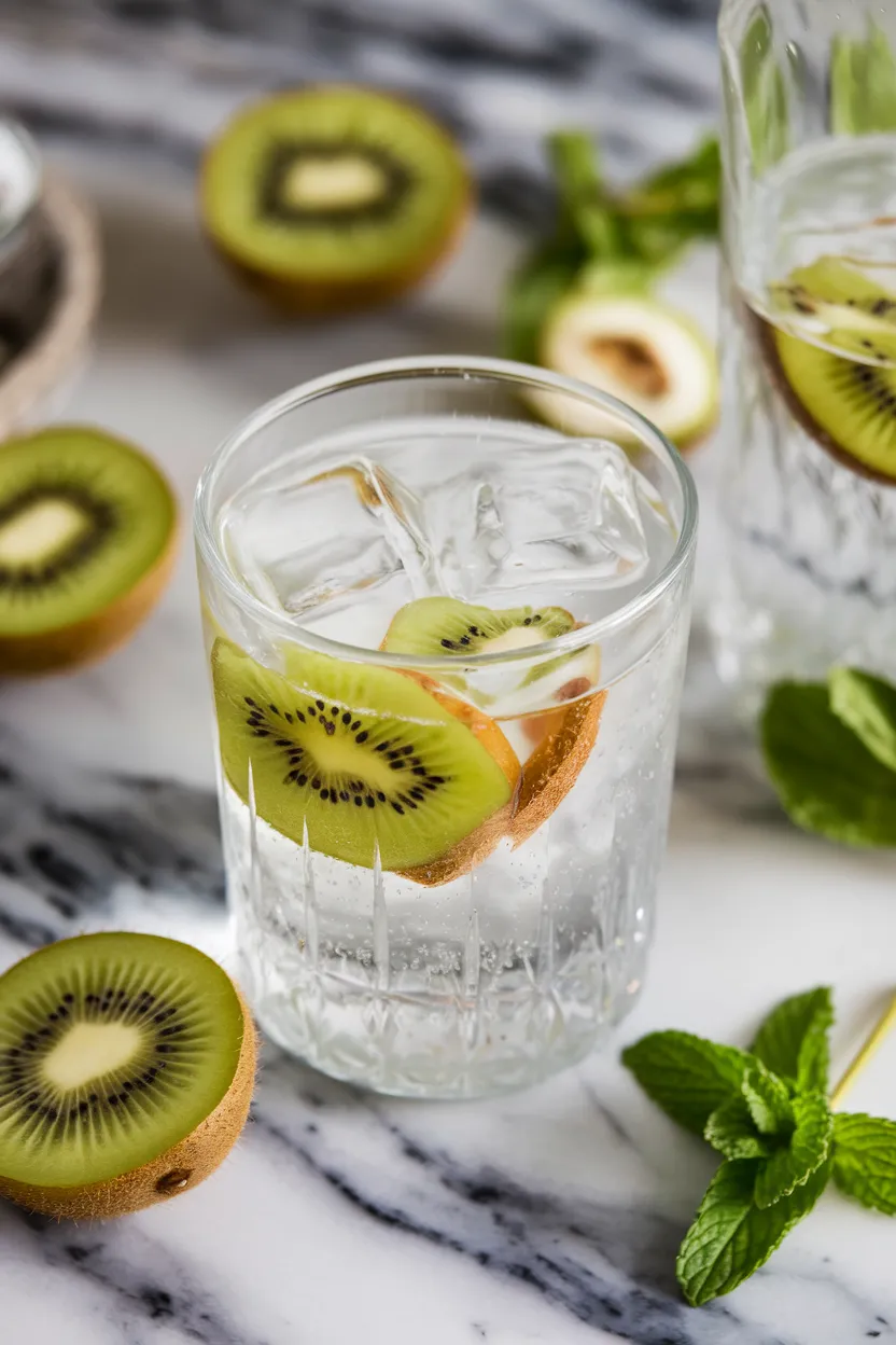 16. Kiwi Mint Mocktail Elixir