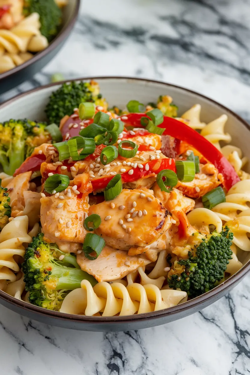 18. Teriyaki Chicken Pasta