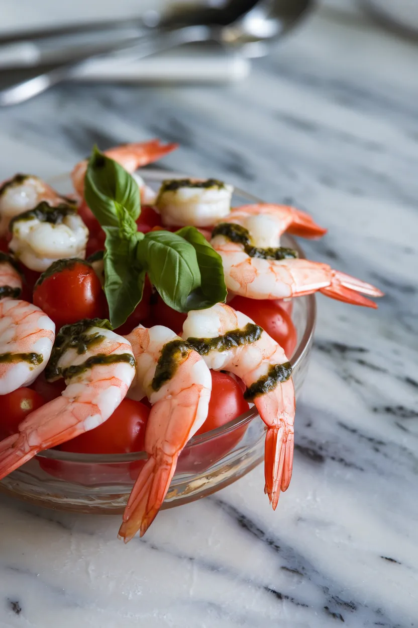 18. Tomato Basil Shrimp Cocktail