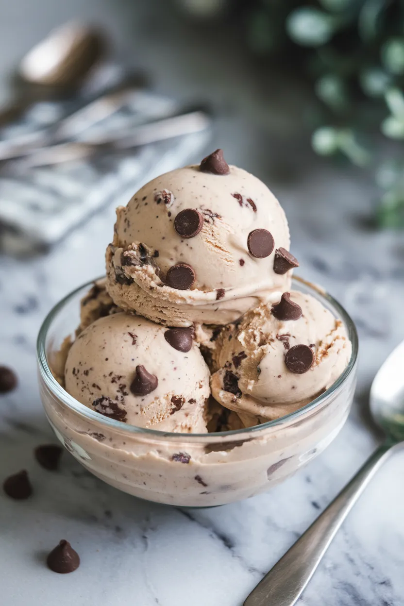 2. Chocolate Chip Protein Ice Cream