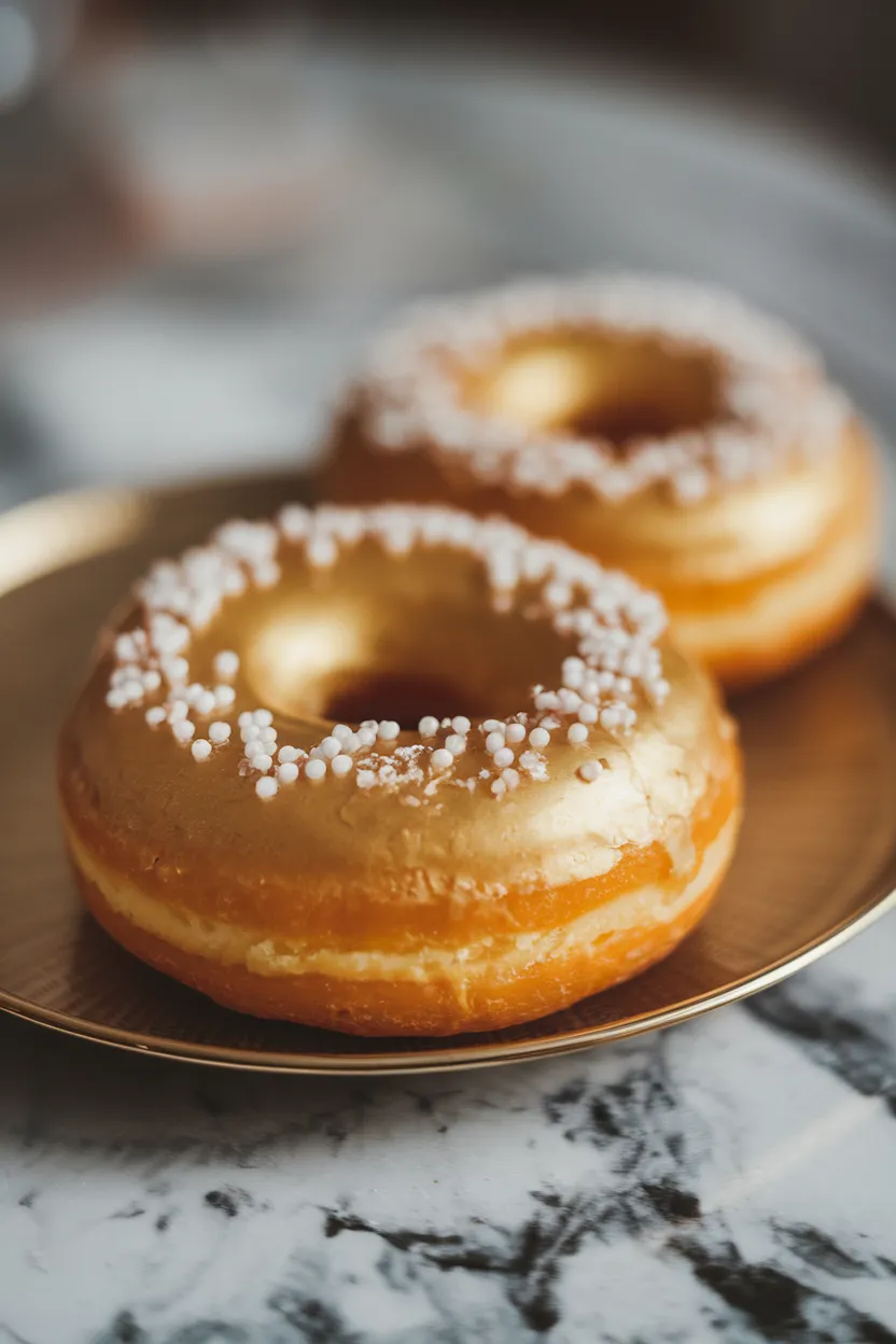 2. Golden New Year's Donuts