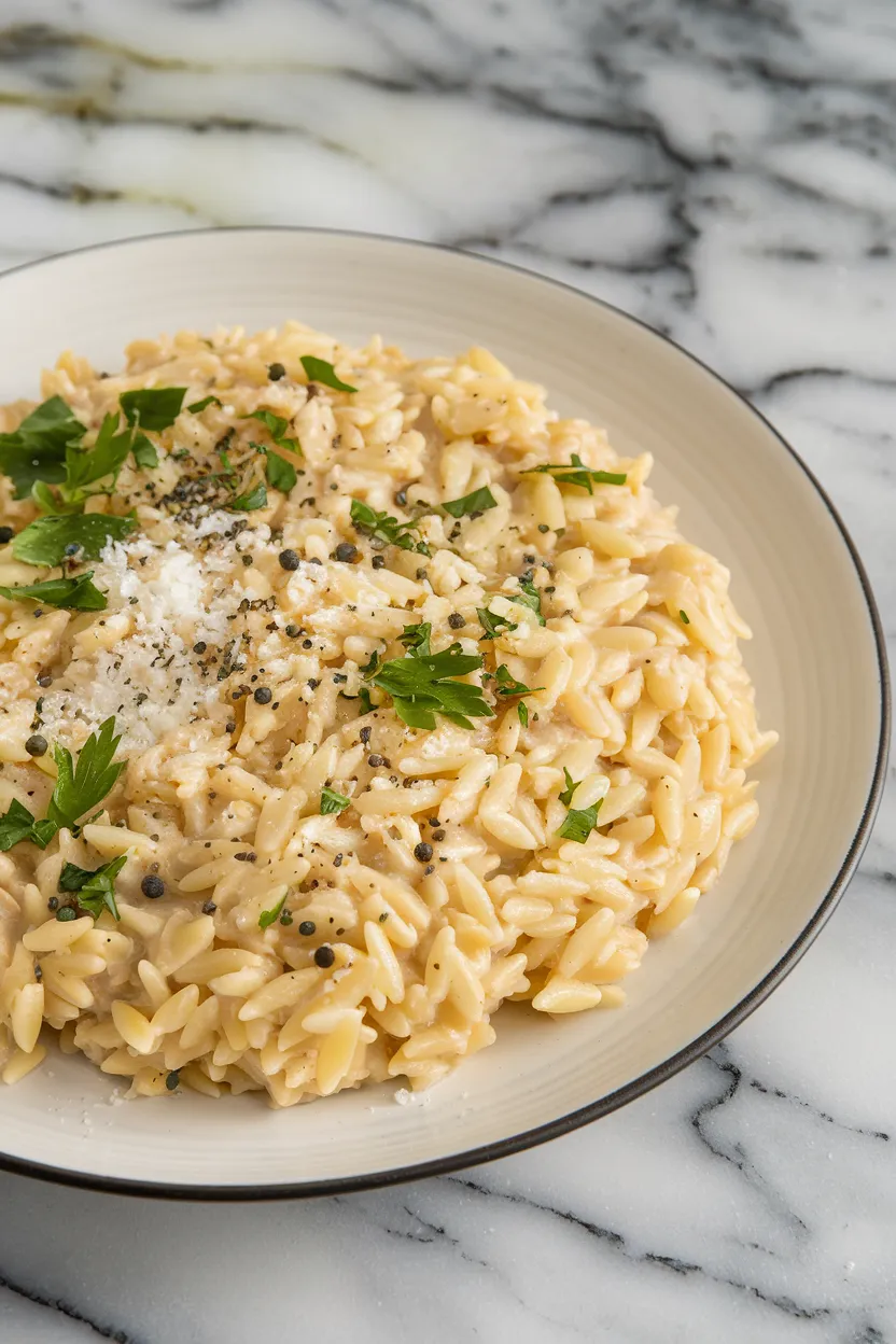 2. Parmesan Orzo Risotto