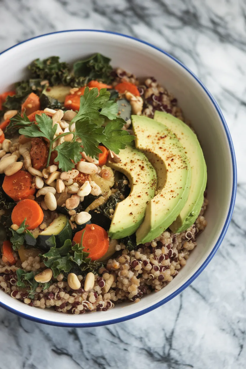 2. Warm Lentil & Quinoa Nourish Bowl