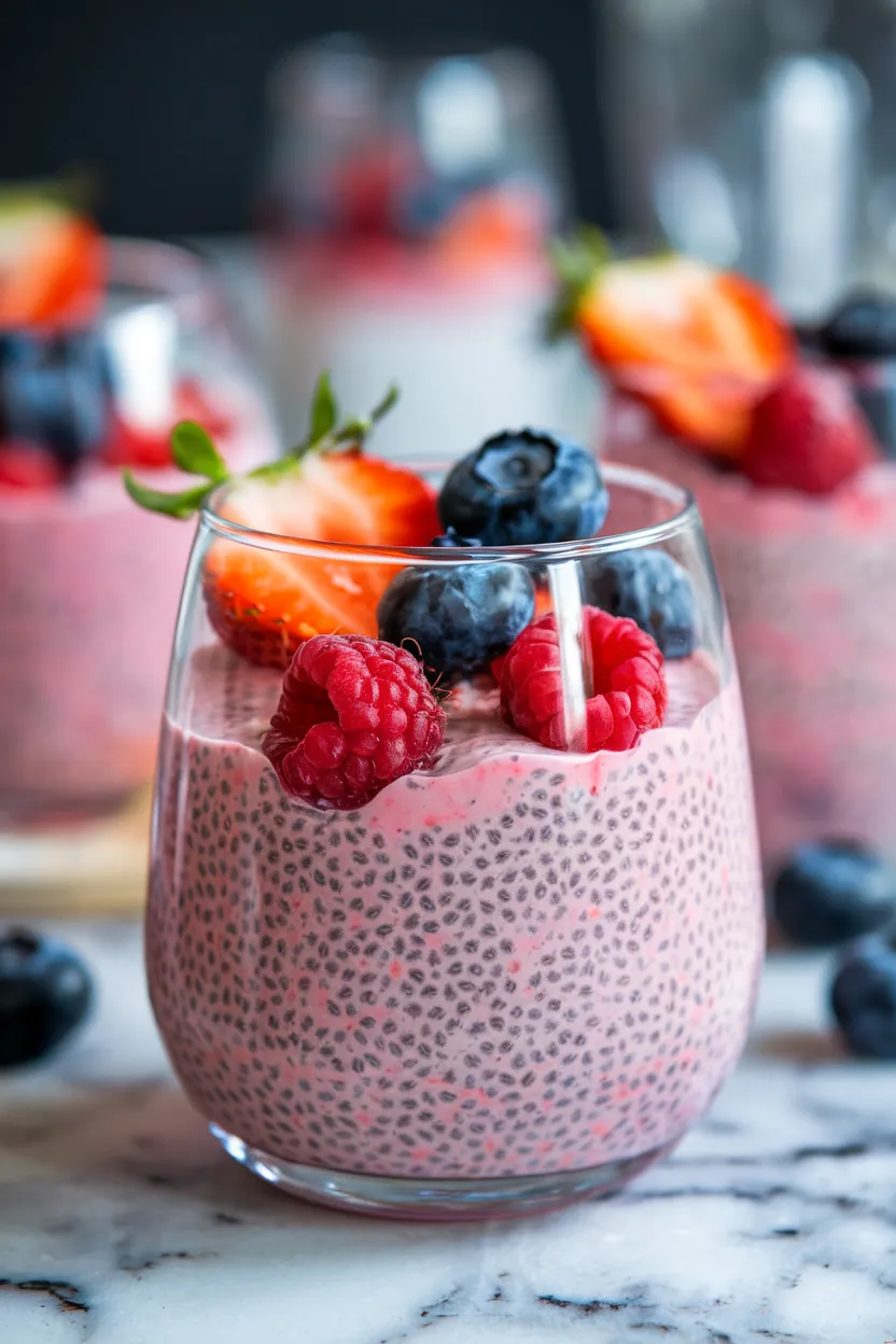 3. Berry Blast Chia Pudding