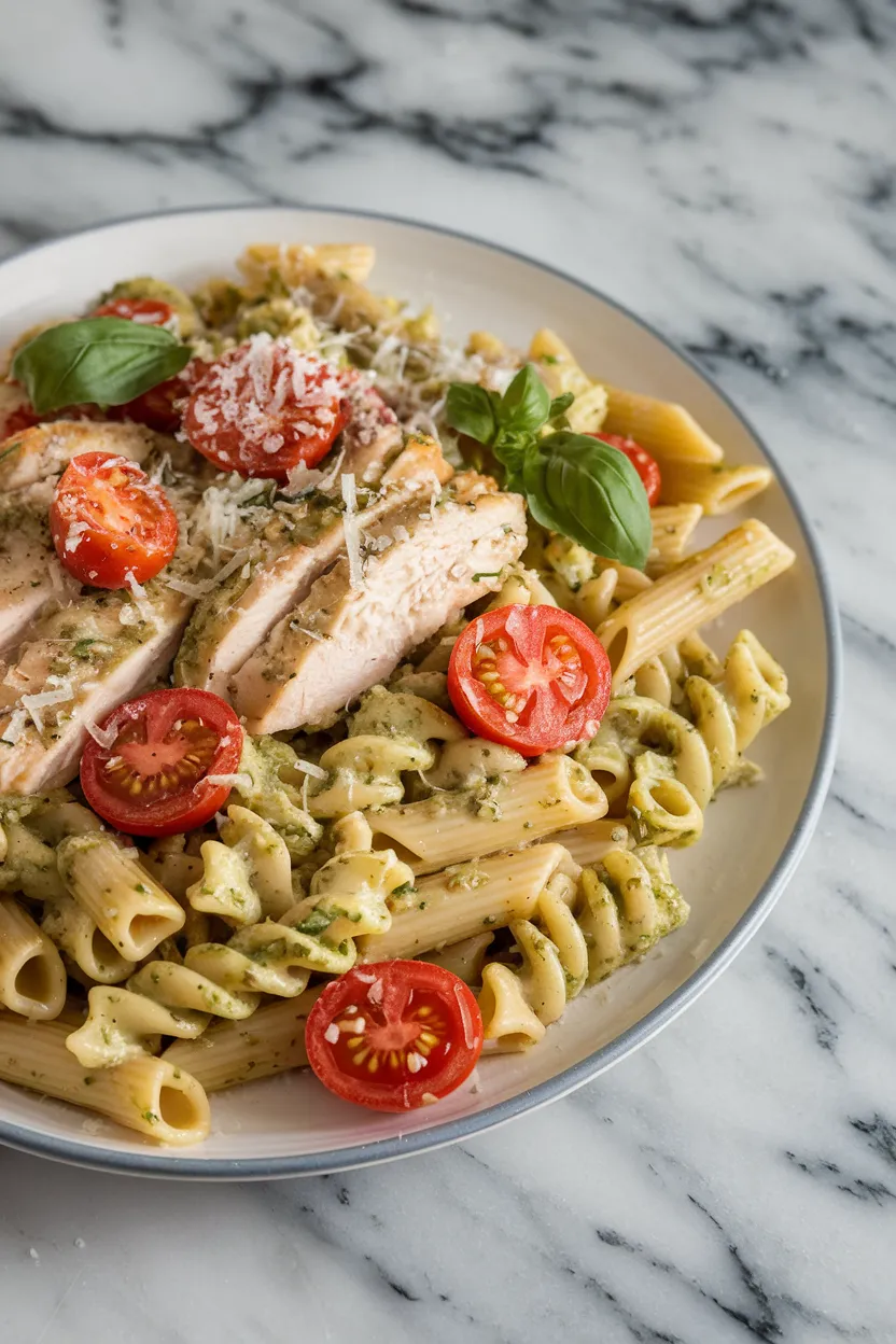 3. Chicken Pesto Pasta