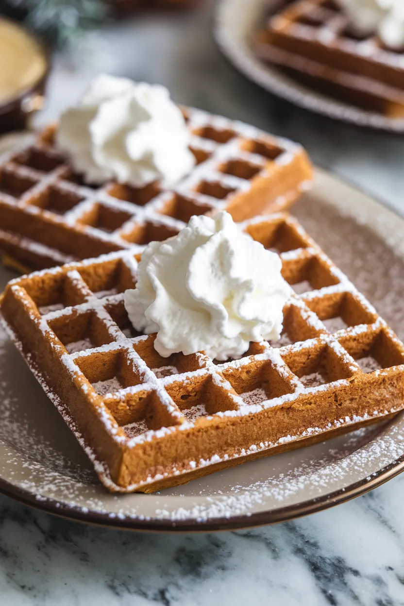 3. Gingerbread Waffles