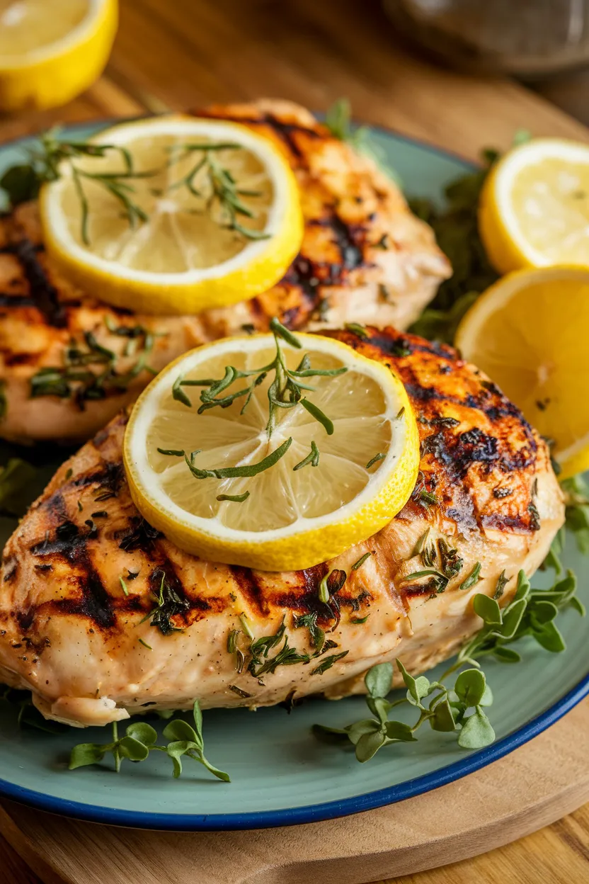 3. Grilled Lemon Herb Chicken