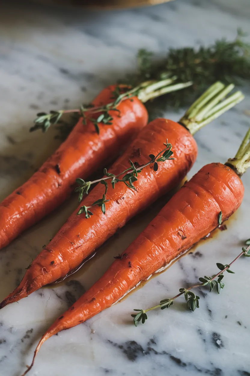 3. Roasted Christmas Carrots with Thyme