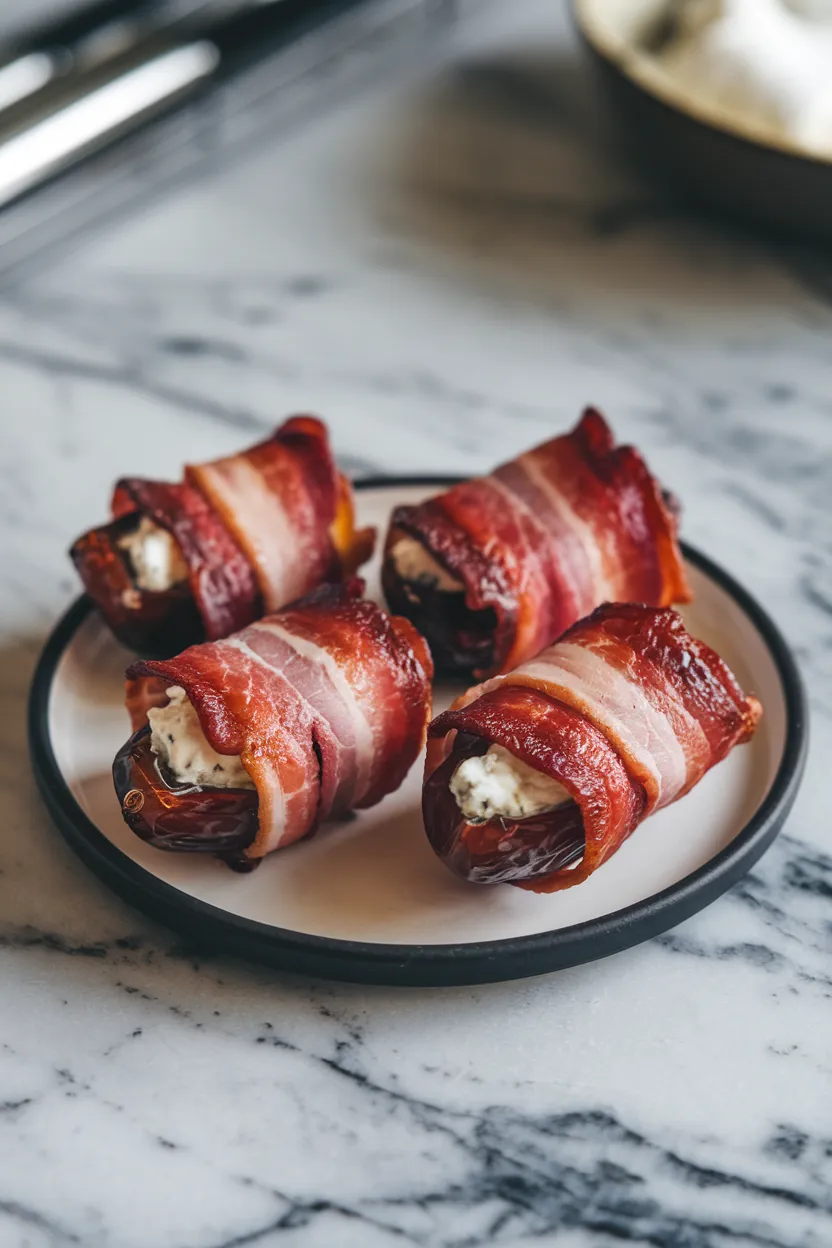 4. Bacon-Wrapped Dates