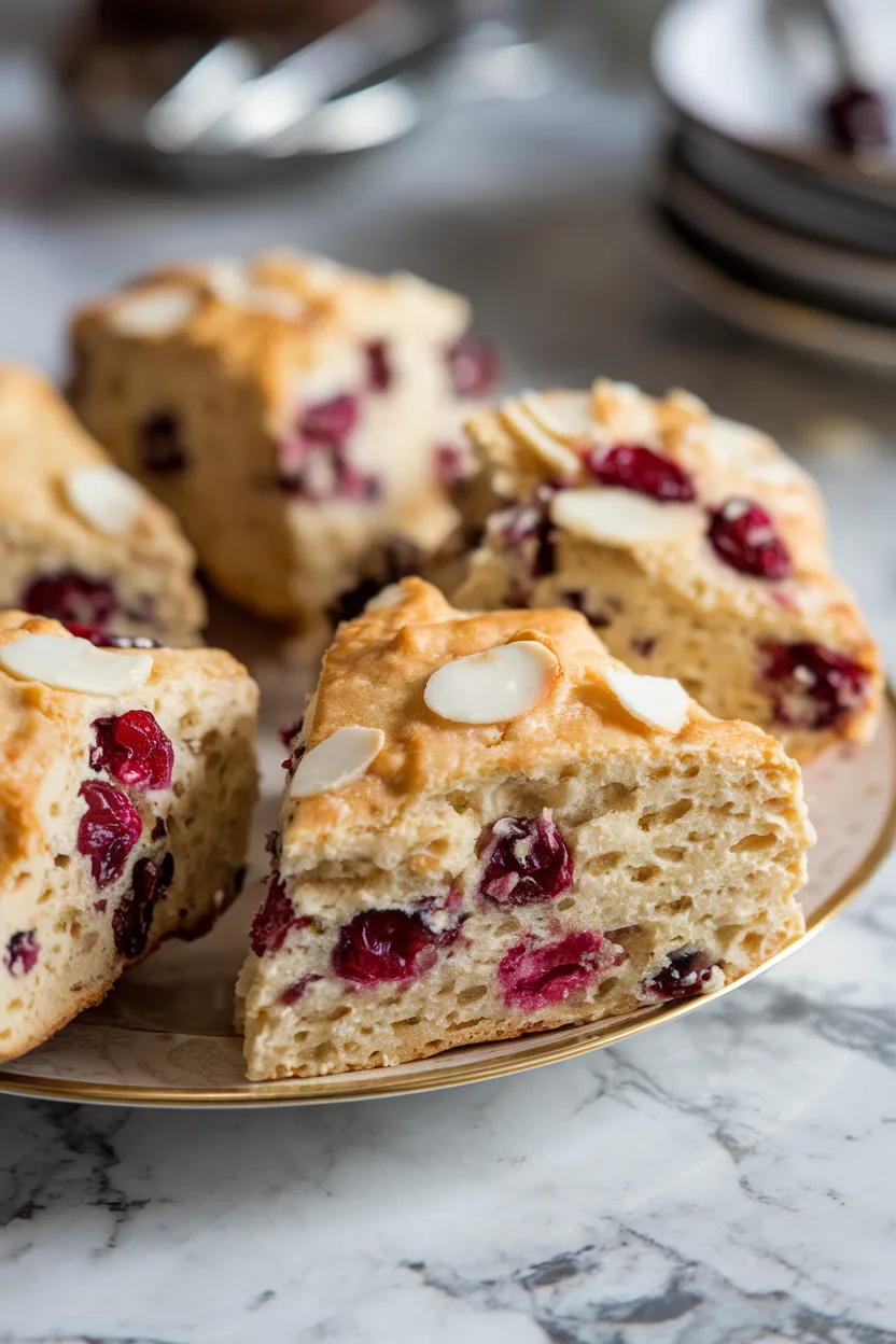 4. Cranberry Almond Scones