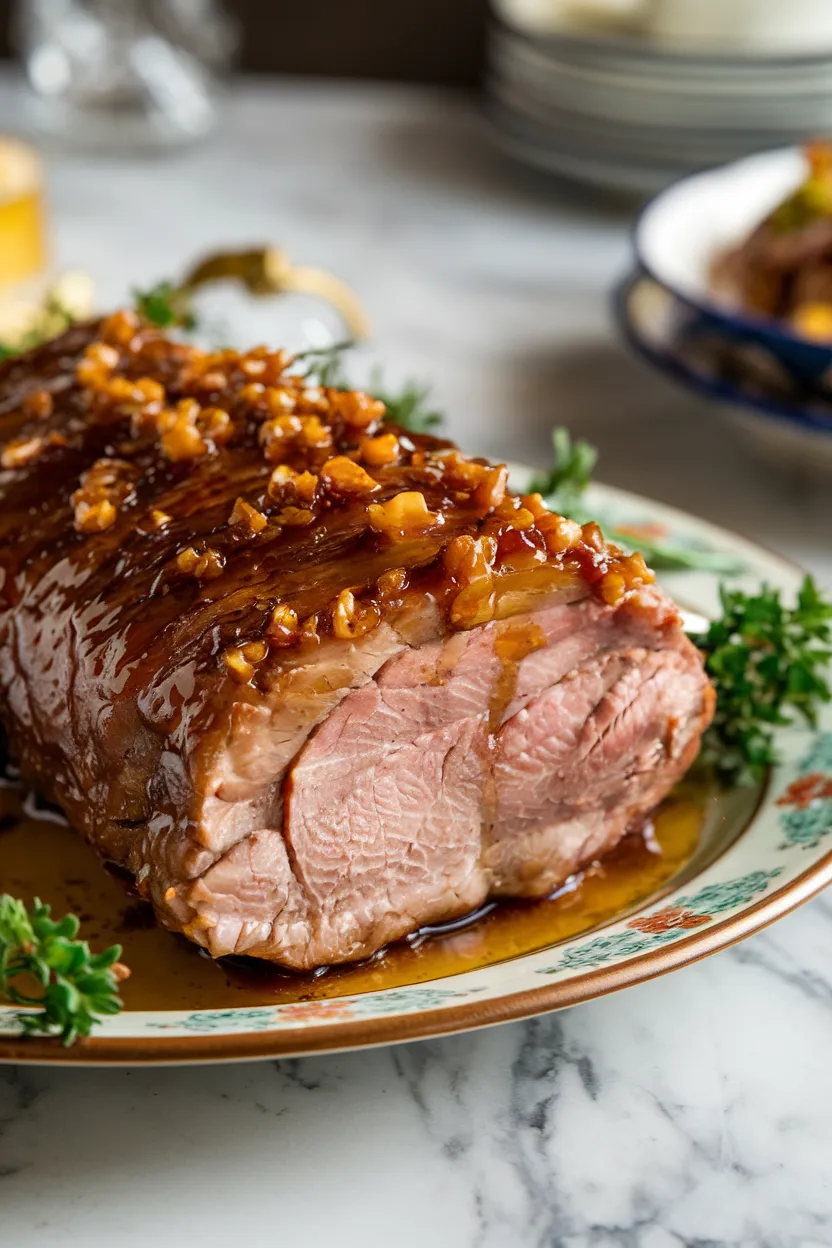 4. New Year's Honey Garlic Pork Tenderloin