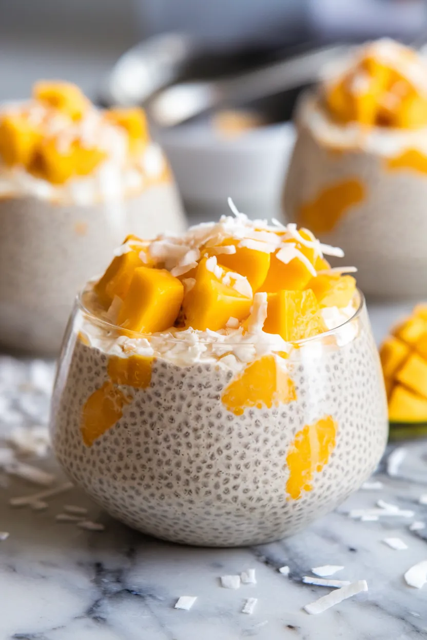 4. Tropical Mango Chia Pudding