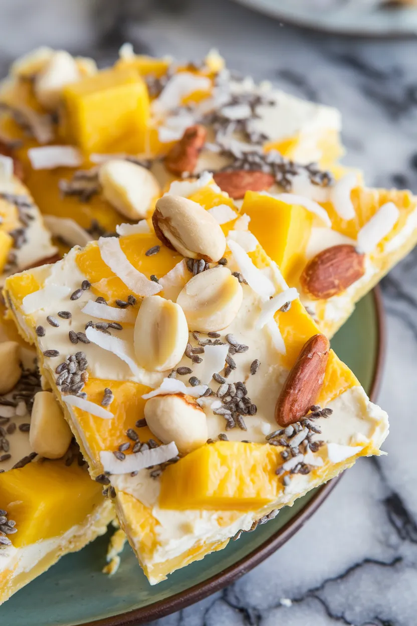 4. Tropical Paradise Cottage Cheese Bark