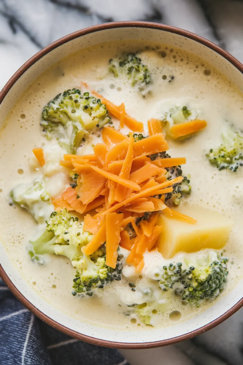 5. Broccoli Cheese Potato Soup