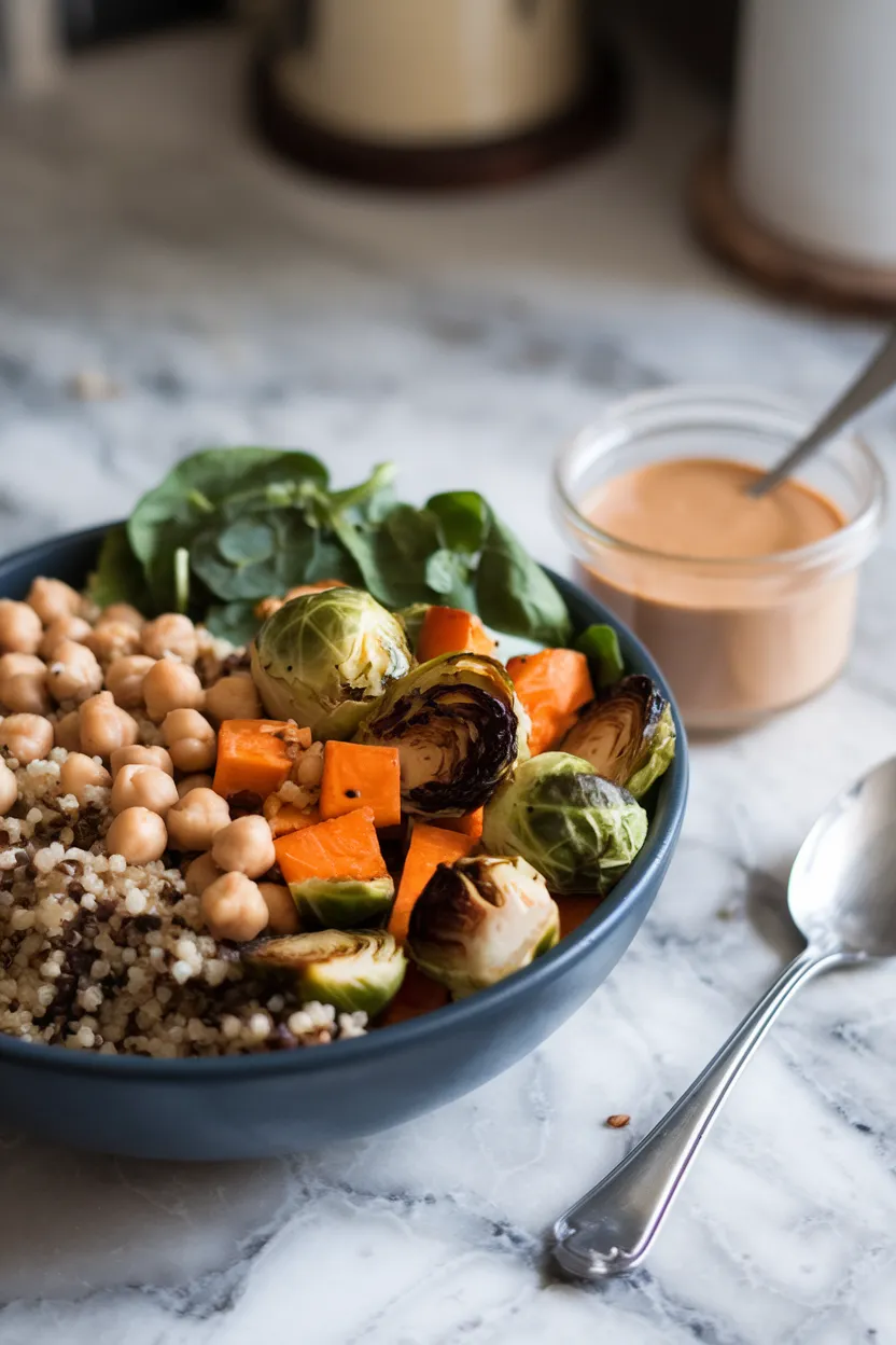 5. Brussels Sprout & Sweet Potato Nourish Bowl