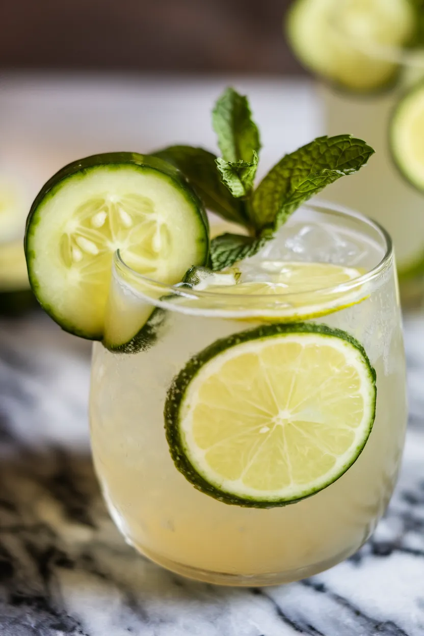 5. Cucumber Lime Mocktail Refresh