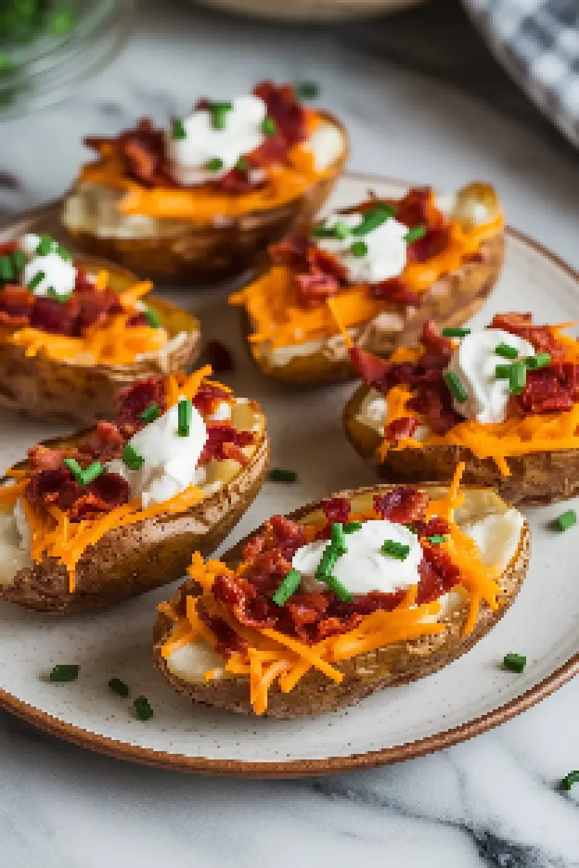 5. Loaded Potato Skins