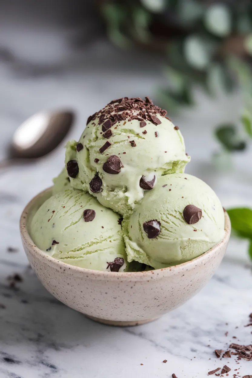 5. Mint Chocolate Protein Ice Cream