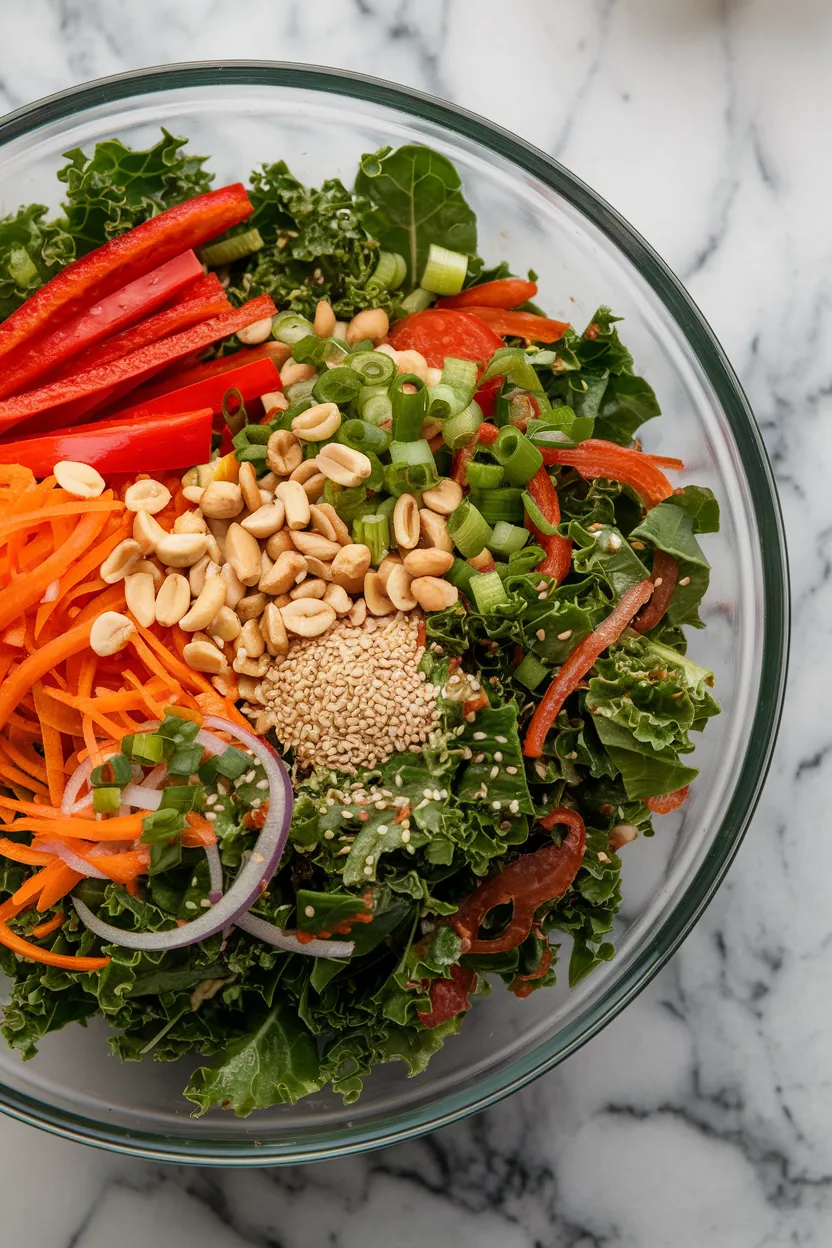 5. Spicy Asian Kale Salad