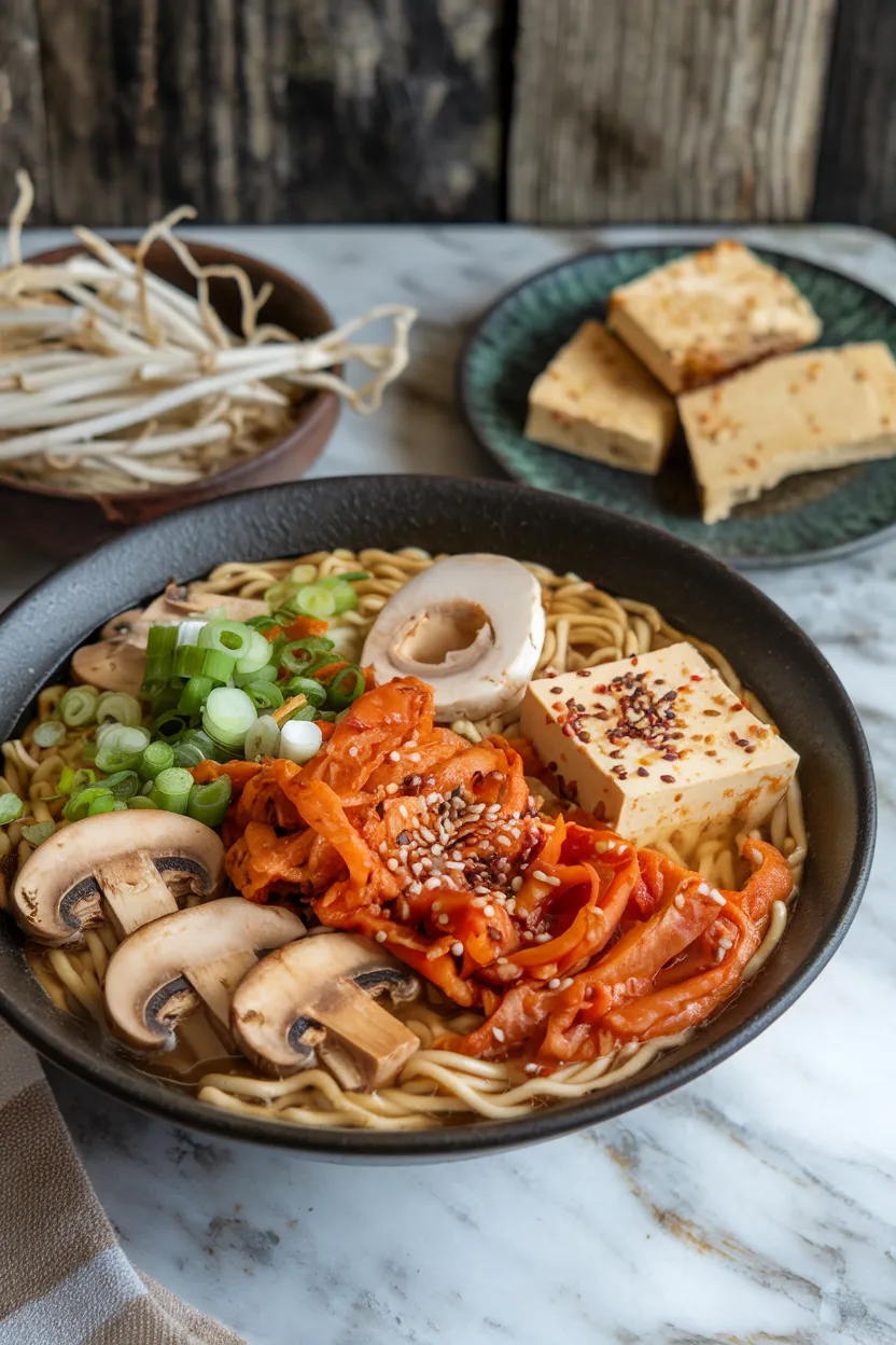 5. Vegan Kimchi Ramen