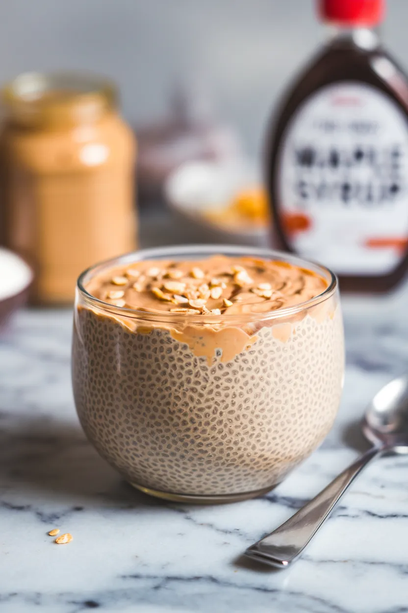 6. Peanut Butter Chia Pudding